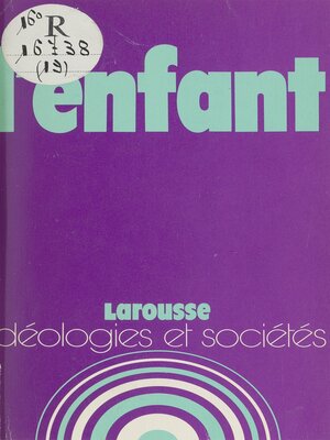 cover image of L'enfant